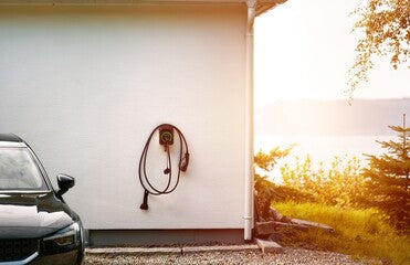 Supporto Avvolgicavo da Parete per Cavo di Ricarica Auto Elettriche