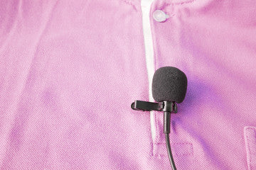 Microfono Lavalier Wireless con Clip per Smartphone