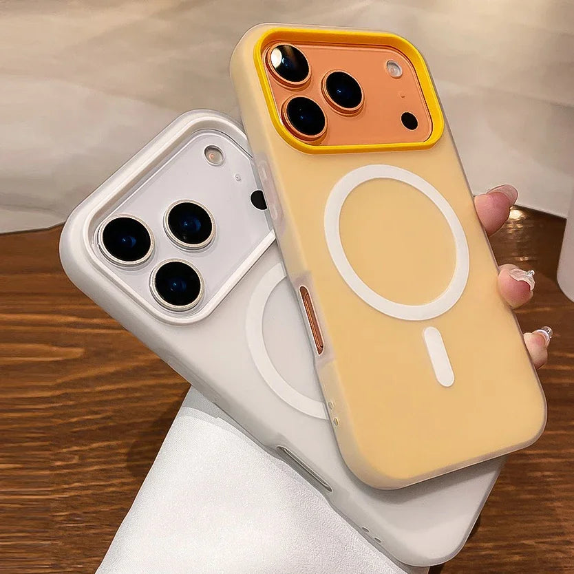 Cover Silicone MagSafe Colorata per iPhone — Antiurto 2 in 1 (11–17)