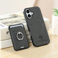 Cover Magnetica MagSafe Samsung Galaxy S24/S25 — Pelle 2 in 1 con Porta Carte