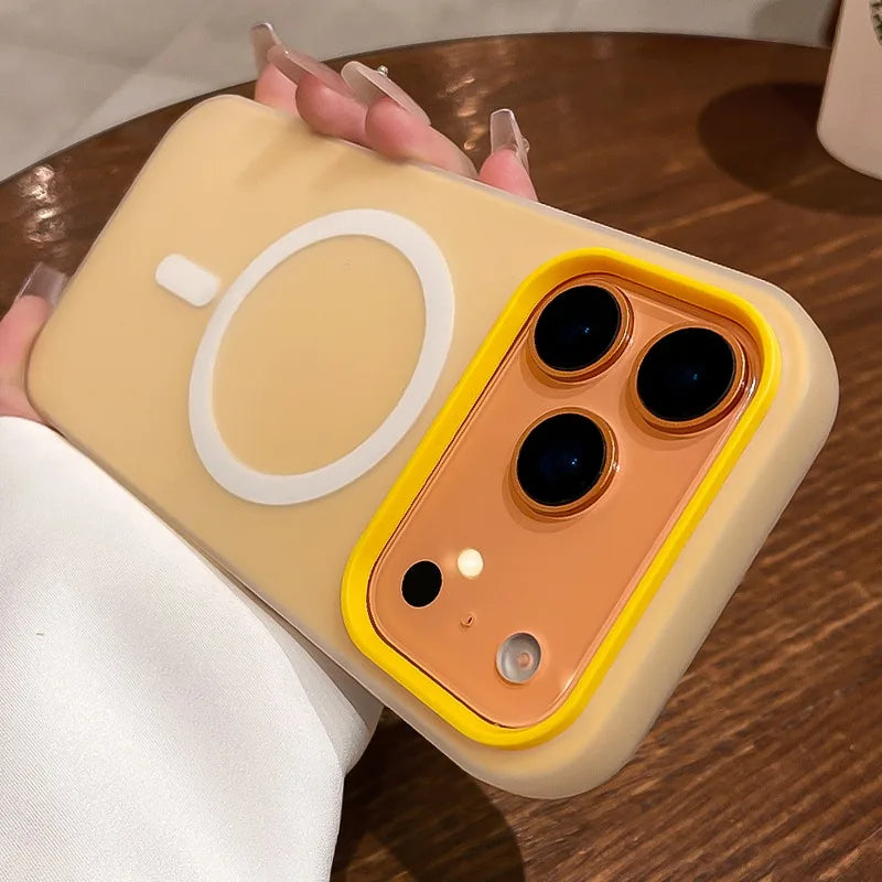 Cover Silicone MagSafe Colorata per iPhone — Antiurto 2 in 1 (11–17)