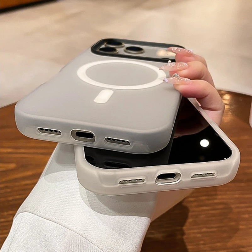 Cover Silicone MagSafe Colorata per iPhone — Antiurto 2 in 1 (11–17)