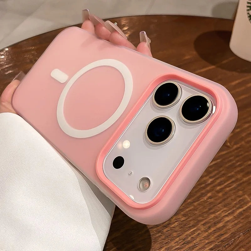 Cover Silicone MagSafe Colorata per iPhone — Antiurto 2 in 1 (11–17)